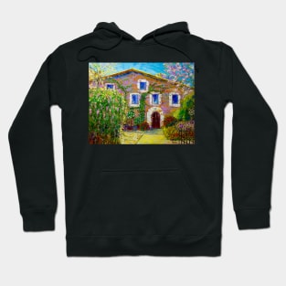 Open gate to the blooming garden. Ventallo Village Hoodie